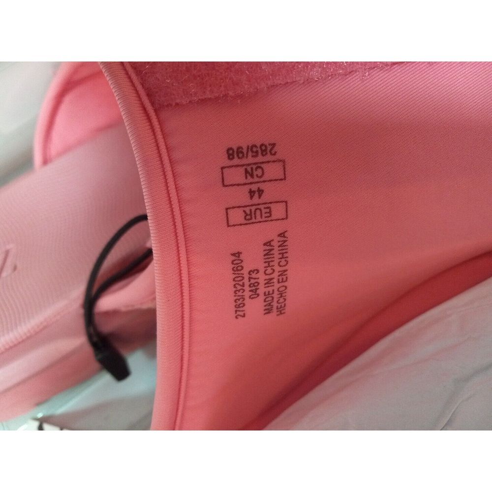 Zara Women Pink Terry Cloth Fastner Slip On Chunky Slip On Sandals‎ Size 11 - Picture 4 of 9